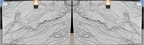 WHITE QUARTZITE LEATHER (BOOKMATCH) 3L368685 121X76